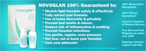 Phimosis Treatment For Adults - Cure Tight Foreskin at Home with NOVOGLAN